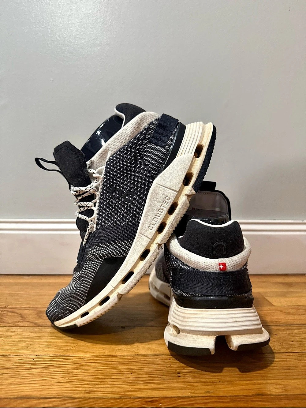 On Cloudnova Sneakers Black & White US 8